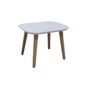 Lin End Table Natural White 55cm