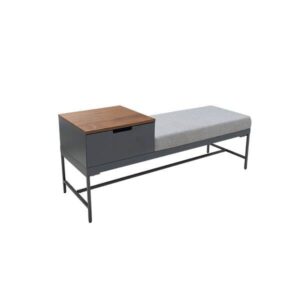 Bench LC166 Walnut Grey