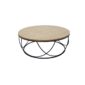 Mil Coffee Table Black Natural