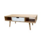 Lin Coffee Table Natural White 110cm