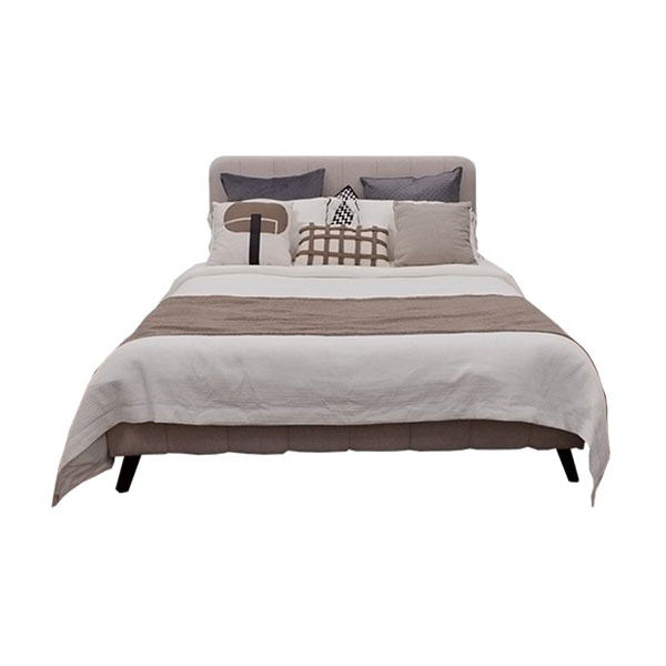 Cecelia Bed Beige Queen