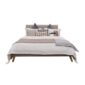 Barley Bed Light Grey Queen