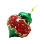 Christmas Ball Capiz Crushed Glass Multi Color