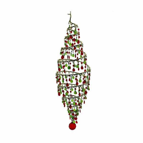 Christmas Ball Chandelier Teardrops Multi Color