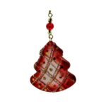 Christmas Tree Acrylic Ornament Red