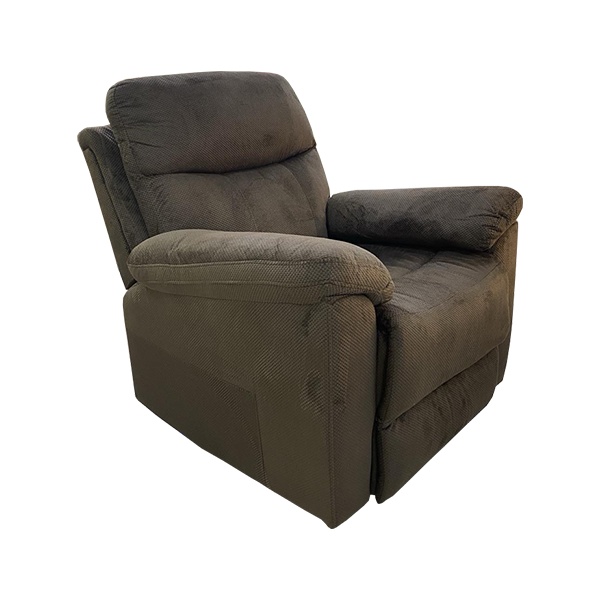 Yora Swivel Recliner Brown 1seater