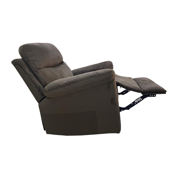 Yora Swivel Recliner Brown 1seater