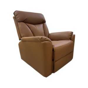 Yove Swivel Recliner Brown 1seater