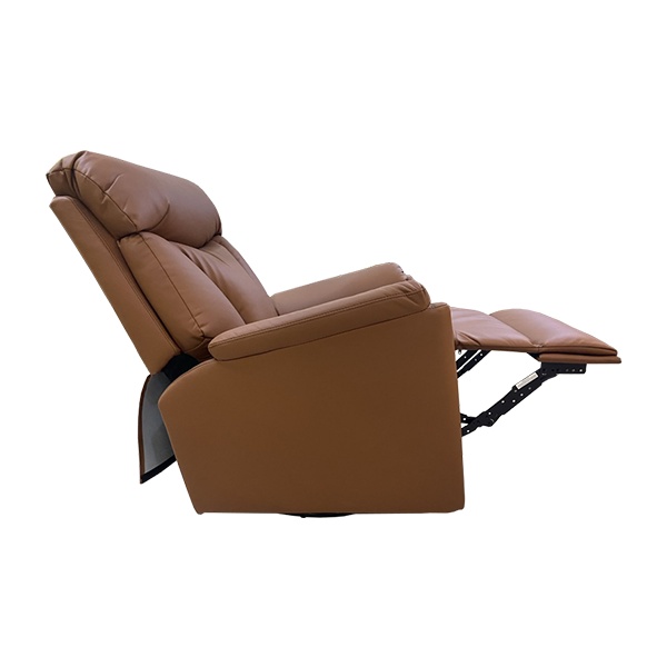 Yove Swivel Recliner Brown 1seater