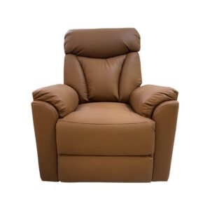 Yove Swivel Recliner Brown 1seater