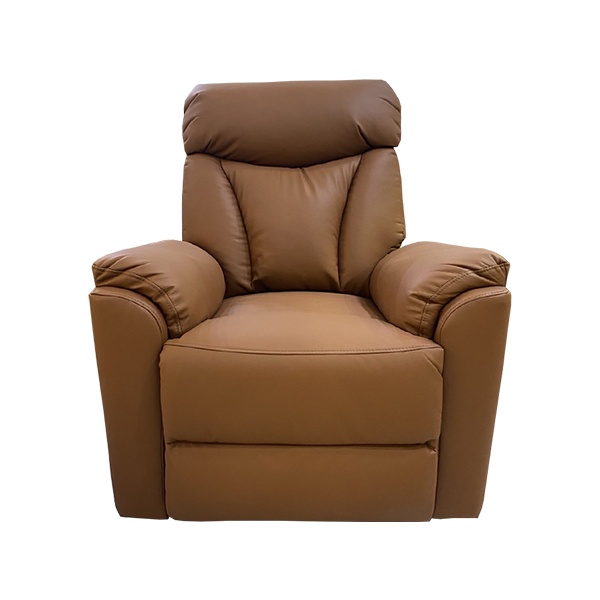 Yove Swivel Recliner Brown 1seater