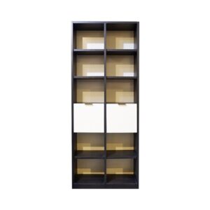 Moya Bookshelves Dark Wenge Cream