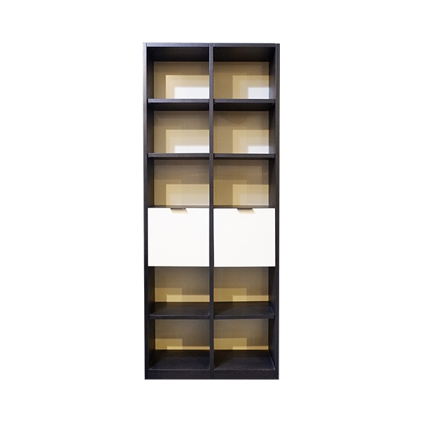 1021345 Moya Bookshelves Dark Wenge Cream