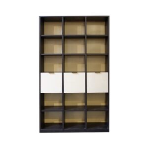 Moya Bookshelves Dark Wenge Cream