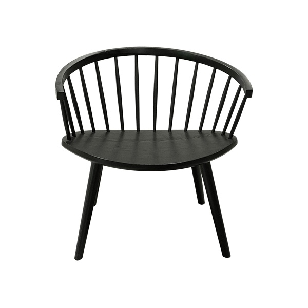 Moke Lounge Chair Black