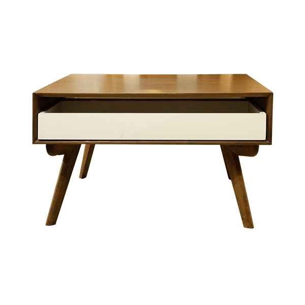Maeli Coffe Table Dark Walnut White