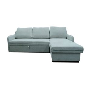 Qinzhi L-Shape Sofa Bed Beige