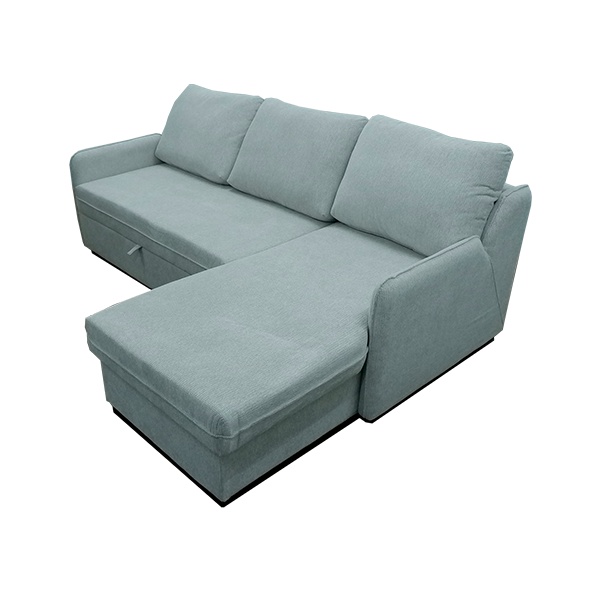 Qinzhi L-Shape Sofa Bed Beige