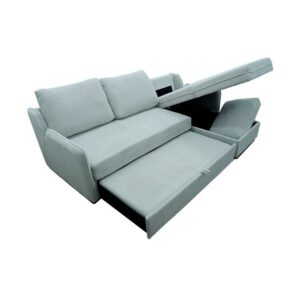 Qinzhi L-Shape Sofa Bed Beige