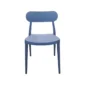 Dining Side Chair Del Grey Blue