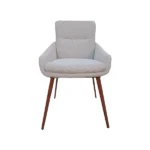 Dining Armchair Solana Walnut Beige
