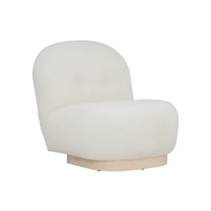 Helia Lounge Chair White Wash Cream