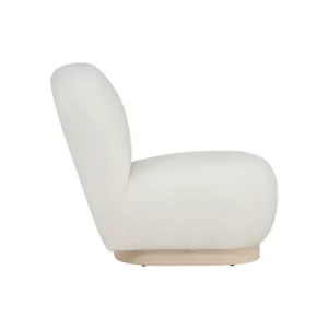 Helia Lounge Chair White Wash Cream