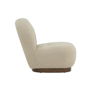 Helia Lounge Chair Cocoa Brown Beige