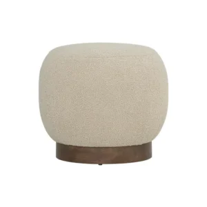 Stelia Pouf Cocoa Brown Beige