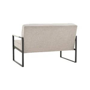 Calibra Sofa Grey Matt Black Greymist 2seater