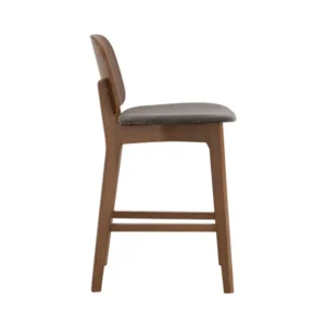Cora Counter Chair Walnut Grey