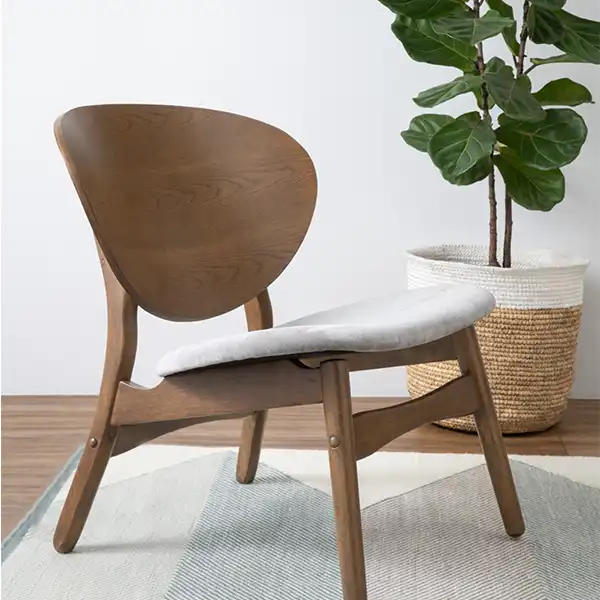 Polara Lounge Chair Cocoa Steel