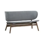 Polara Lounge Chair Cocoa Steel 2seater