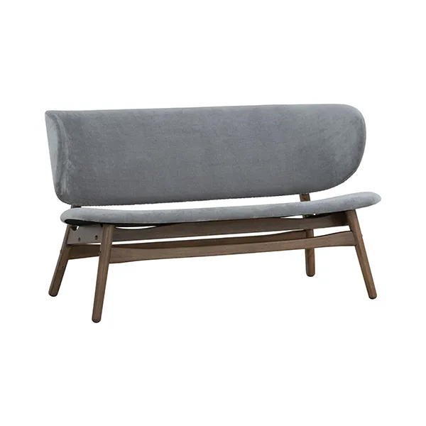1051338-a Polara Lounge Chair Cocoa Steel 2seater