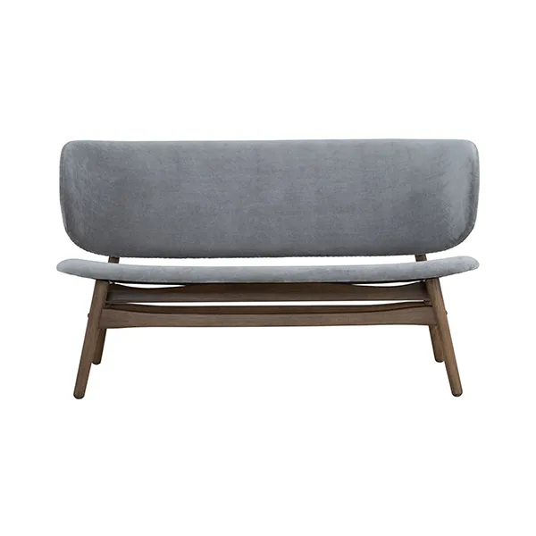 Polara Lounge Chair Cocoa Steel 2seater