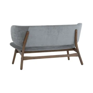 Polara Lounge Chair Cocoa Steel 2seater