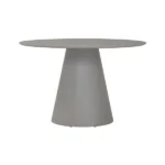 Guro Round Dining Table Light Grey 4seater