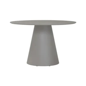 Guro Round Dining Table Light Grey 4seater