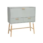 Arod Desk White Grey