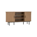 Malmo Sideboard Matt Black Oak