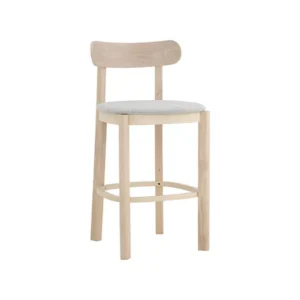 Lowen Counter Chair White Wash Light Grey