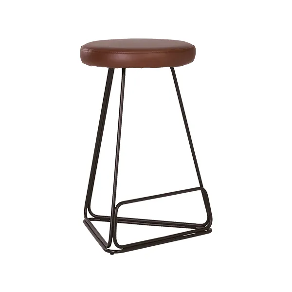 Tivona Counter Stool Matt Black Brown