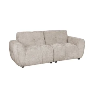Cole Sofa Light Brown Fabric 2seater