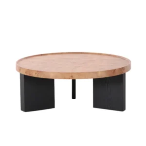 Ozra Coffee Table Ash White Poplar Veneer Small