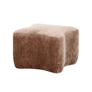 Omar Ottoman Brown Fabric