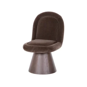 Olaf Swevil Accent Chair Walnut Veneer Brown
