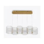 (AL) CL DJT 9269-6 DropLamp Brushed Gold