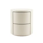 Adet Nightstand Hole Stone/Light Beige 440x440x465mm