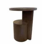 Acey CT0306A SideTbl WN Dia400x506mm