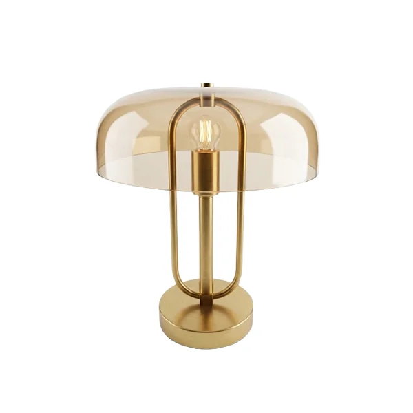 1052151 (OM) HK T24210 TableLamp Champagne/Antique Brass